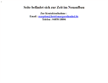 Tablet Screenshot of hotel-margarethenhof.de